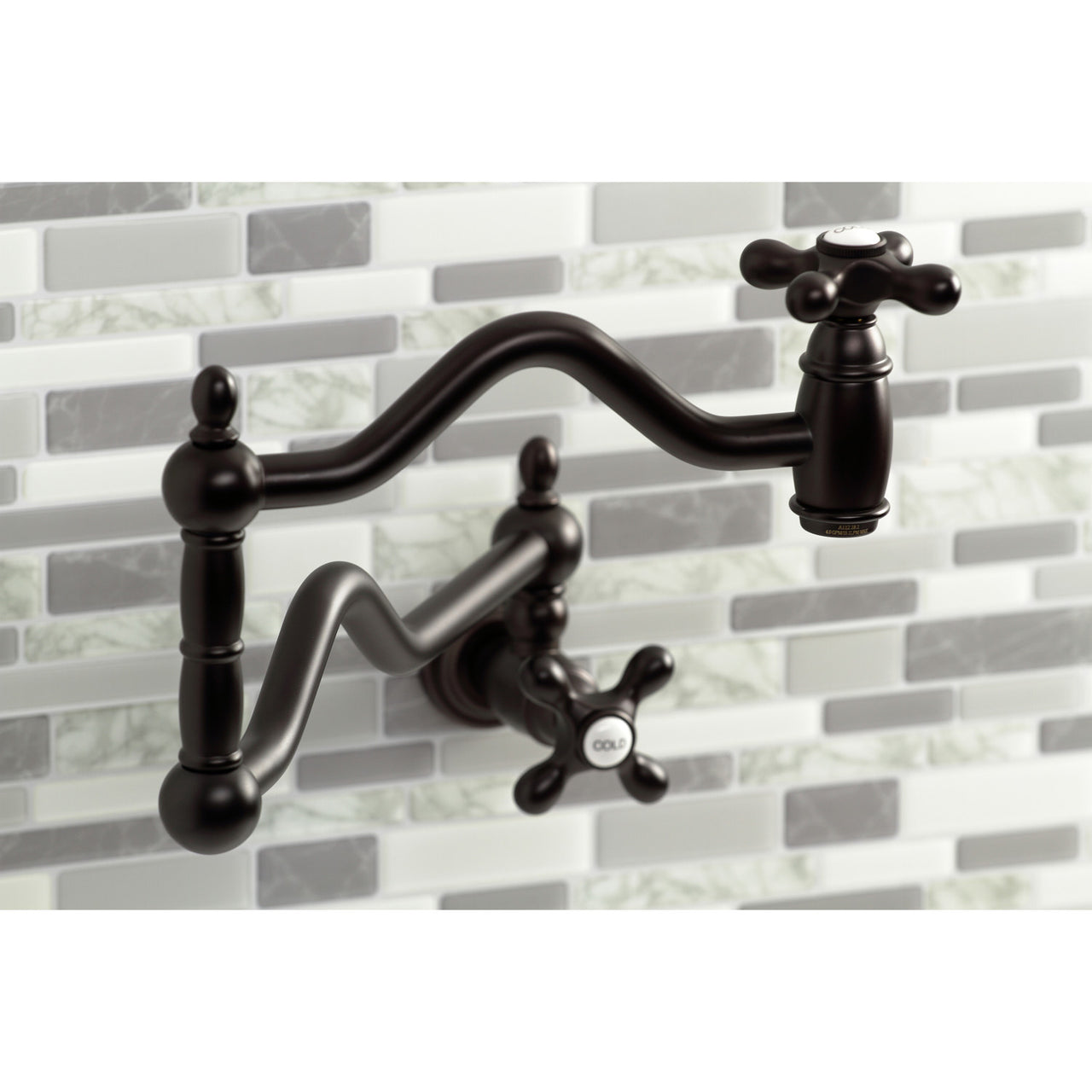 Kingston Brass Heritage Two-Handle Pot Filler - BNGBath