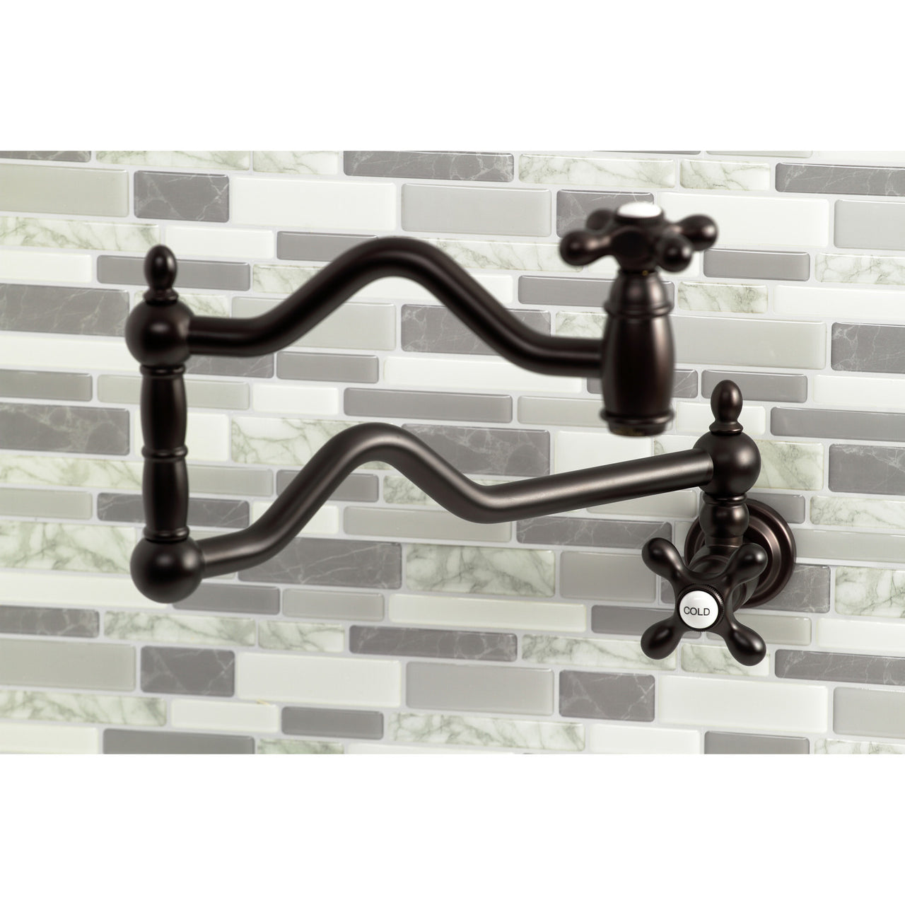 Kingston Brass Heritage Two-Handle Pot Filler - BNGBath