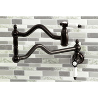 Thumbnail for Kingston Brass Bel-Air Two-Handle Pot Filler in Polished Chrome - BNGBath