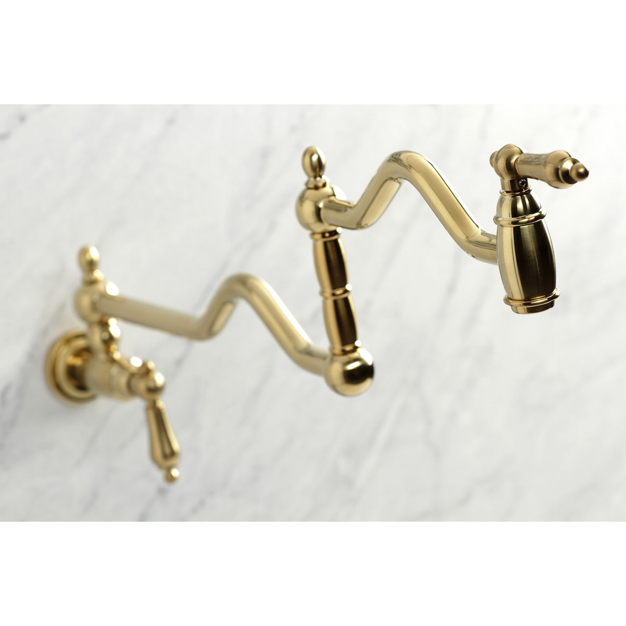 Kingston Brass Heritage Two-Handle Pot Filler - BNGBath