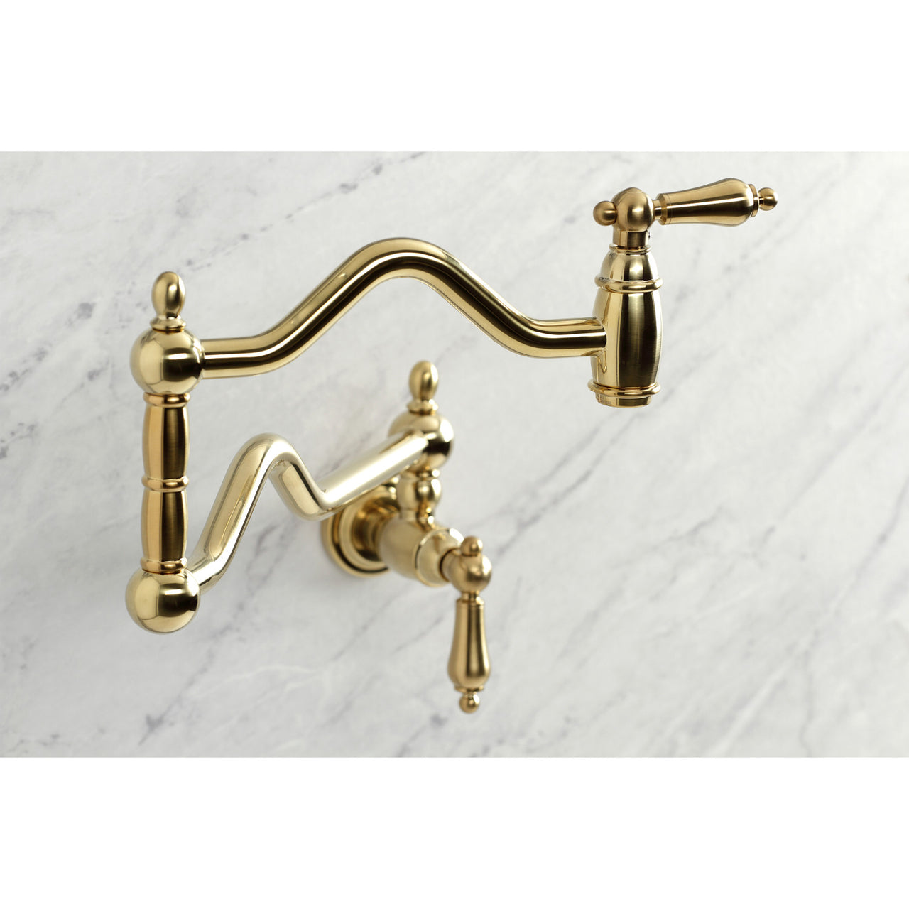 Kingston Brass Heritage Two-Handle Pot Filler - BNGBath