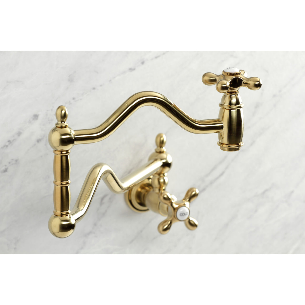 Kingston Brass Heritage Two-Handle Pot Filler - BNGBath