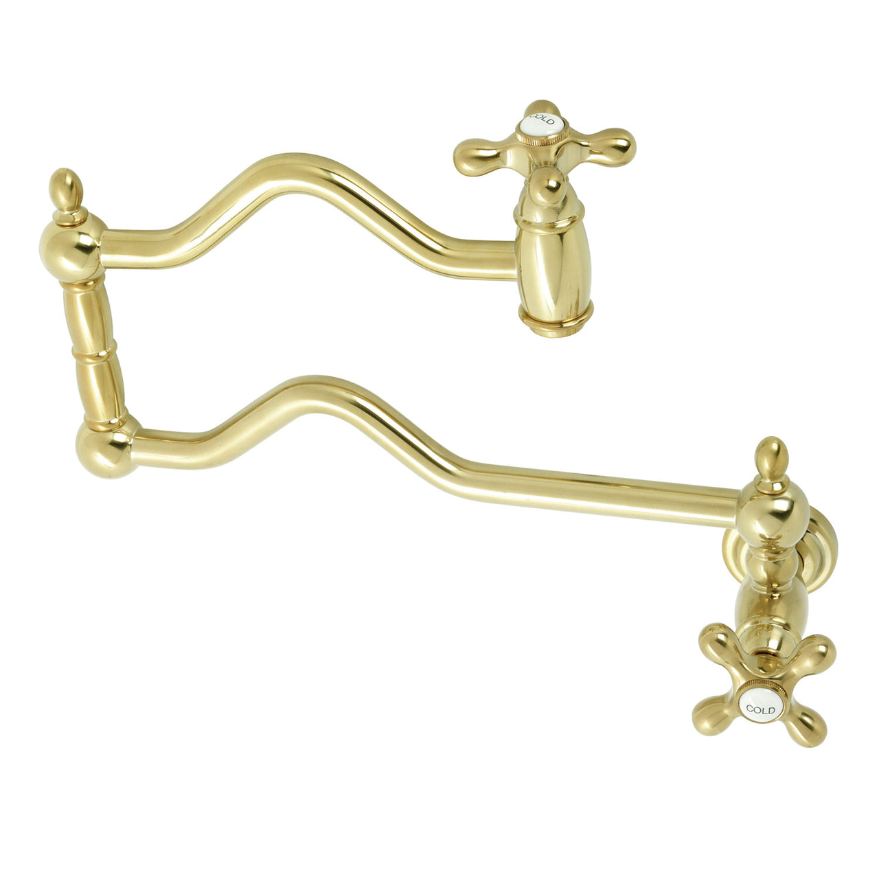 Kingston Brass Heritage Two-Handle Pot Filler - BNGBath