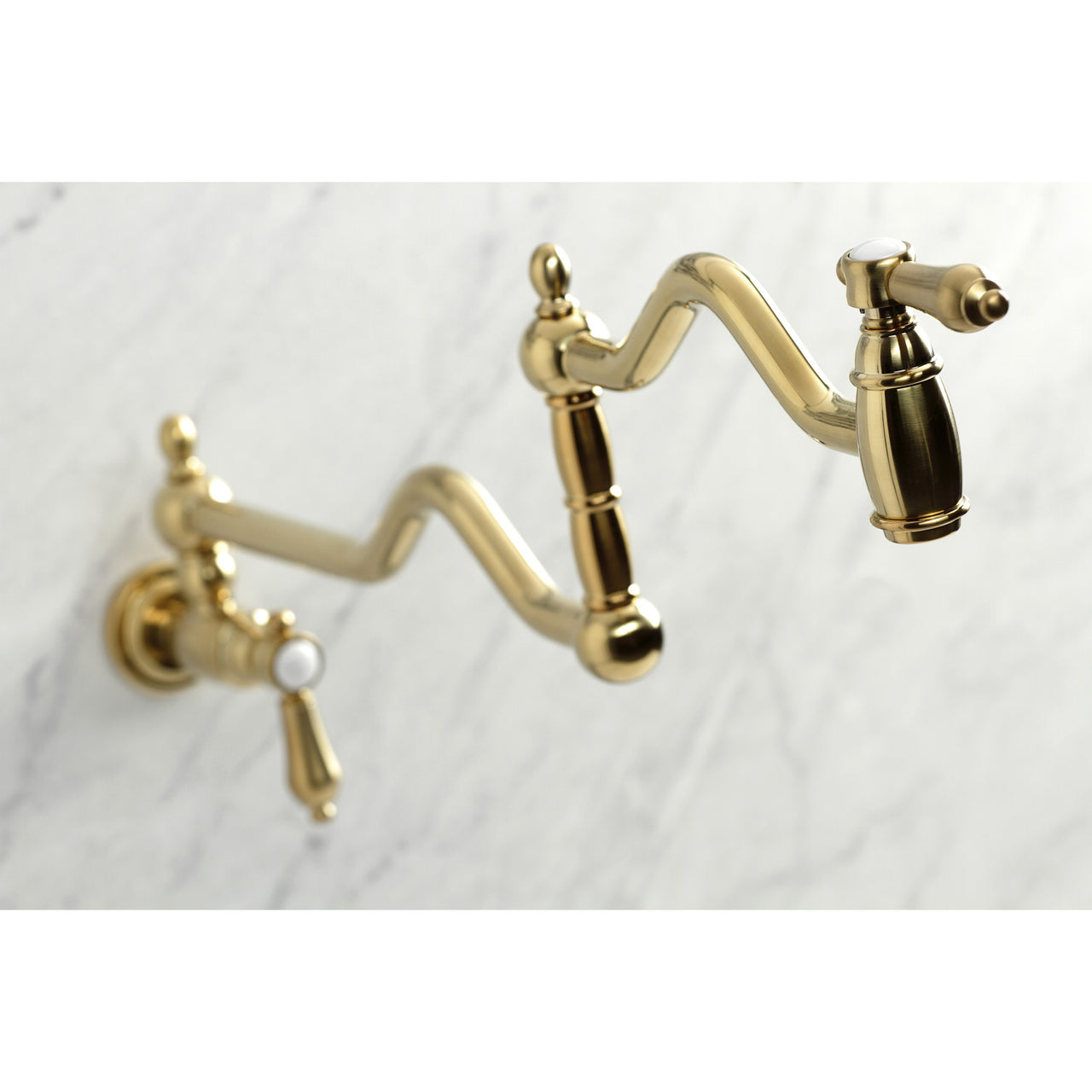 Kingston Brass Heirloom Two-Handle Pot Filler - BNGBath