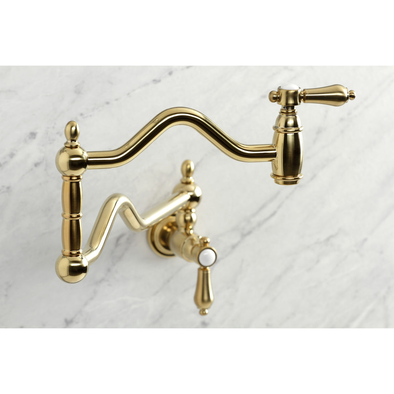 Kingston Brass Heirloom Two-Handle Pot Filler - BNGBath