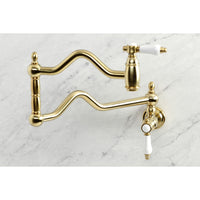 Thumbnail for Kingston Brass Bel-Air Two-Handle Pot Filler in Polished Chrome - BNGBath