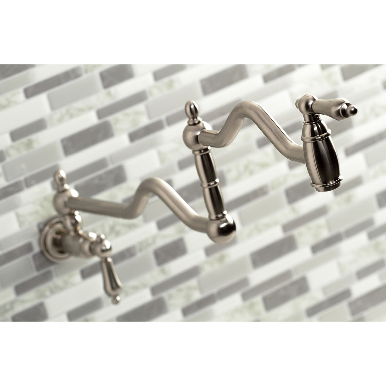 Kingston Brass Heritage Two-Handle Pot Filler - BNGBath