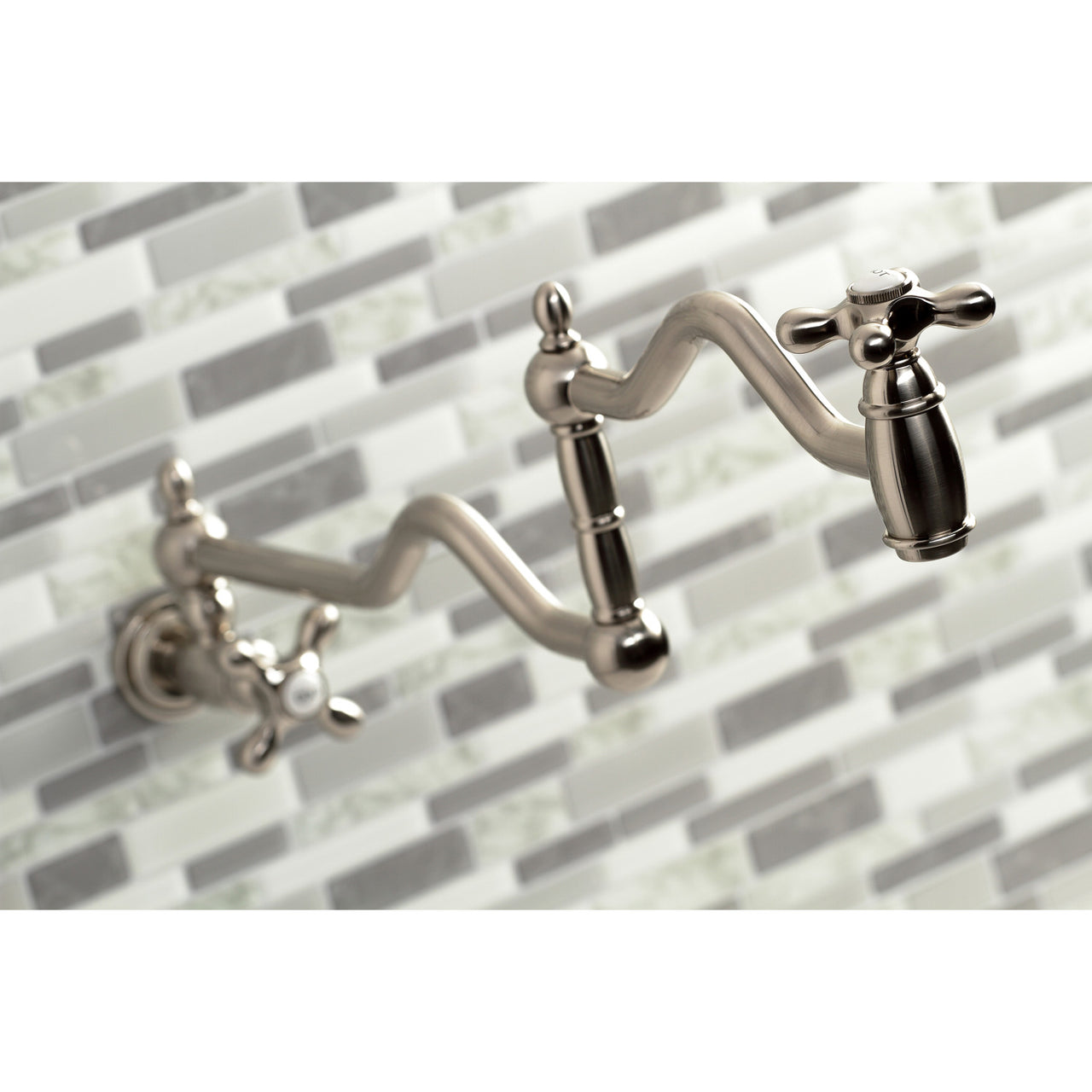 Kingston Brass Heritage Two-Handle Pot Filler - BNGBath