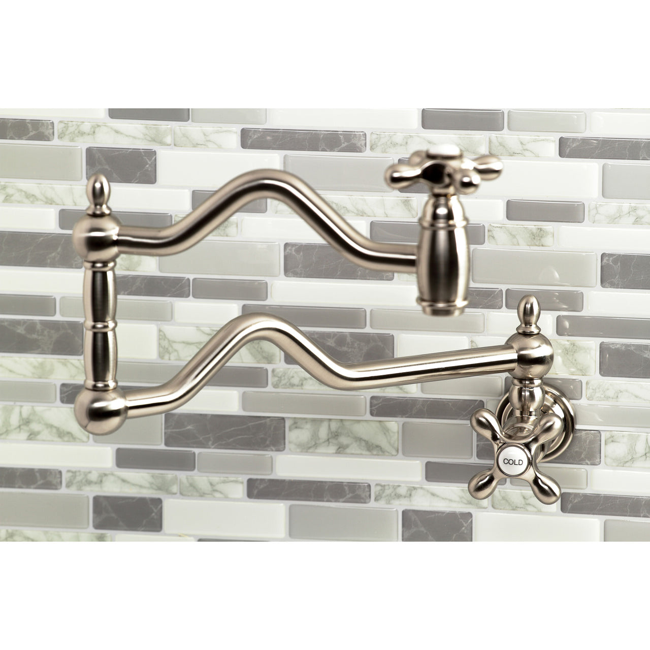 Kingston Brass Heritage Two-Handle Pot Filler - BNGBath