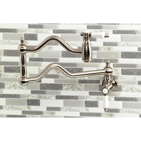 Thumbnail for Kingston Brass Bel-Air Two-Handle Pot Filler in Polished Chrome - BNGBath