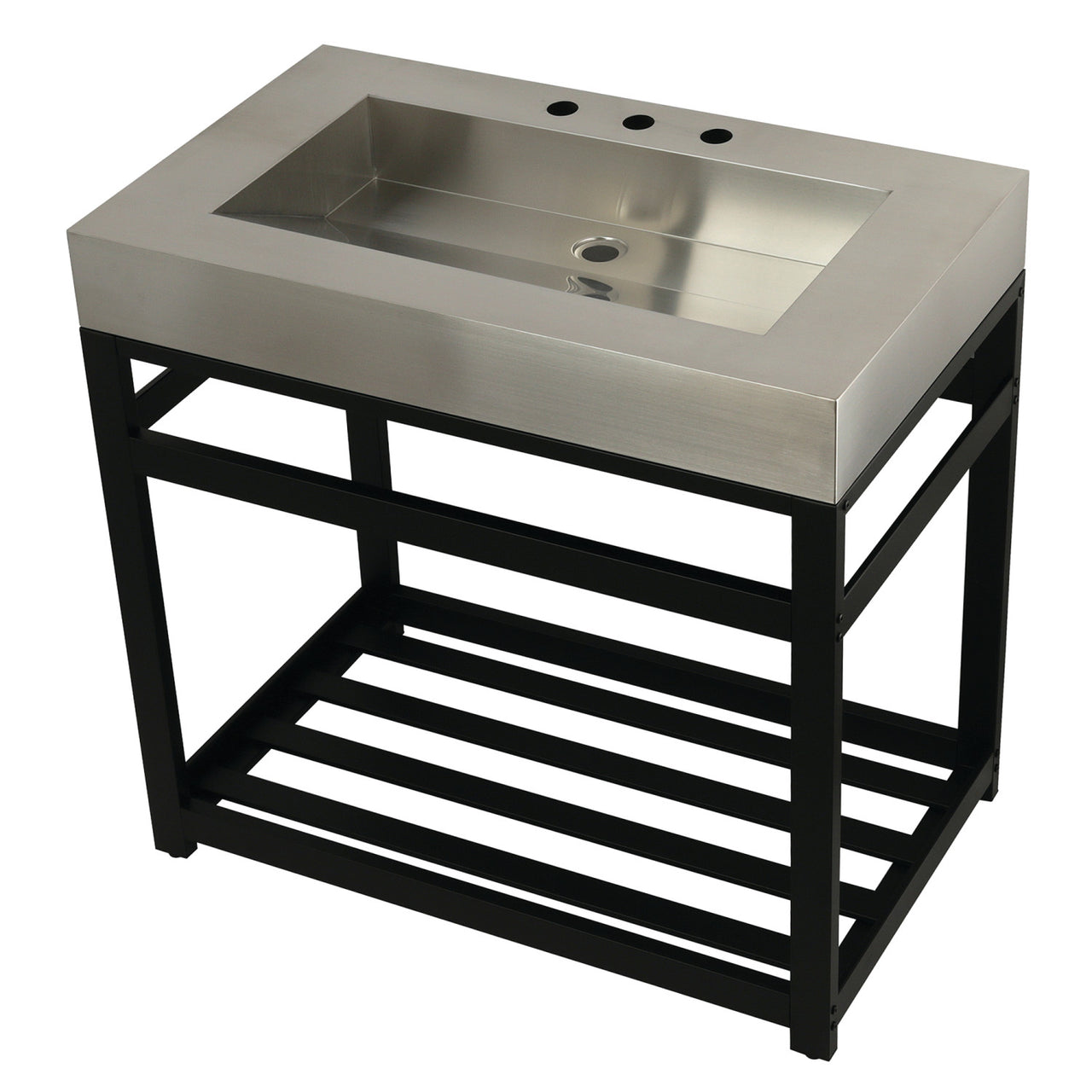 Kingston 37x22x35 Commercial Console Vanity Sink w/Base - BNGBath