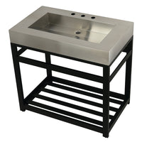 Thumbnail for Kingston 37x22x35 Commercial Console Vanity Sink w/Base - BNGBath