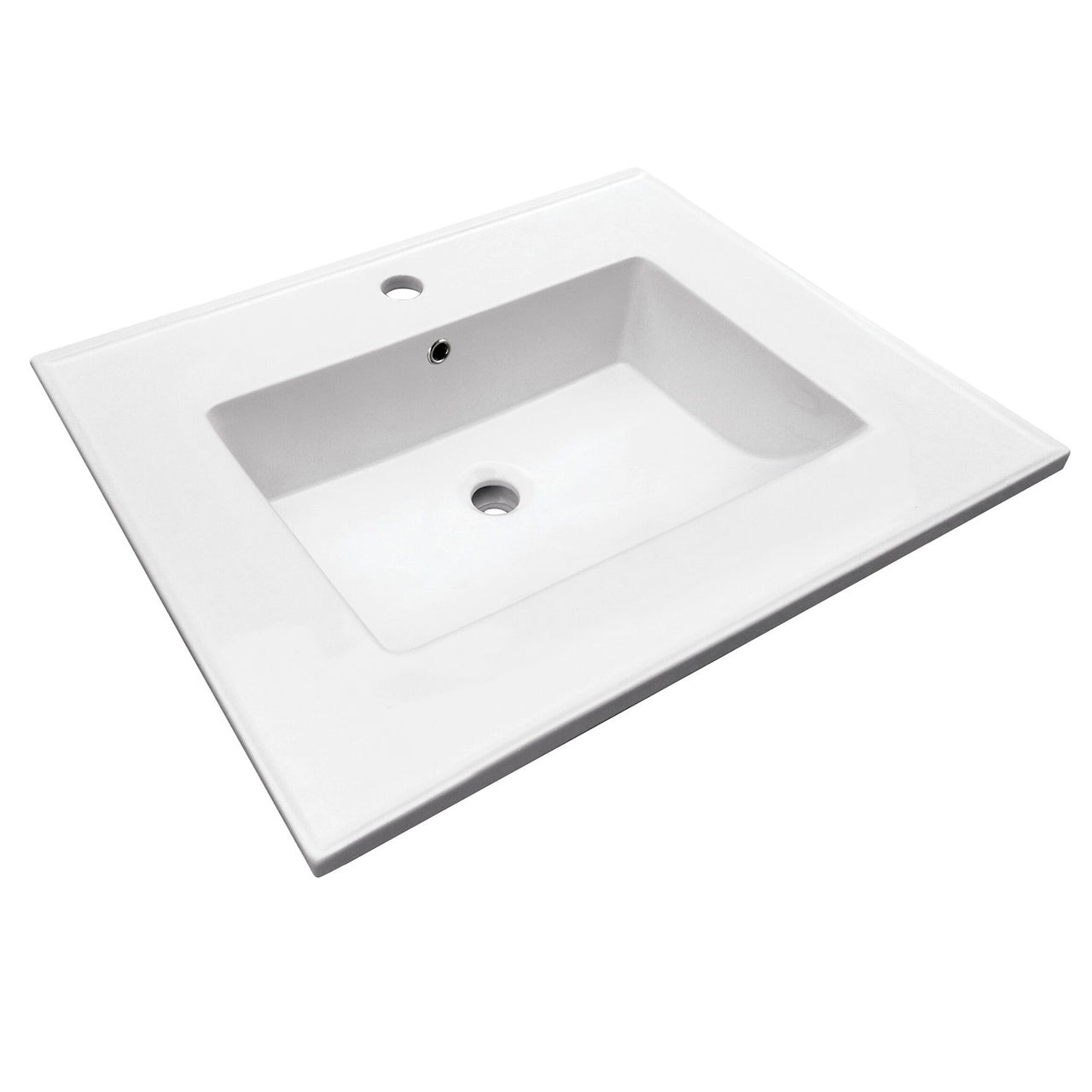 Continental 25 X 22 Ceramic Vanity Sink Top w/Integrated Basin - BNGBath