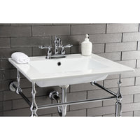 Thumbnail for Continental 25 X 22 Ceramic Vanity Sink Top w/Integrated Basin 3 Hole - BNGBath