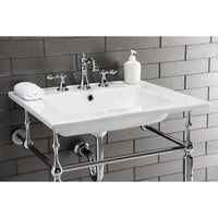 Thumbnail for Continental 25 x 22 Ceramic Vanity Sink Top w/3 Hole Integrated Basin - BNGBath