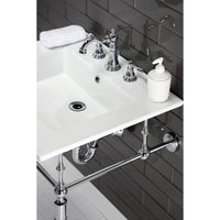 Thumbnail for Continental 25 x 22 Ceramic Vanity Sink Top w/3 Hole Integrated Basin - BNGBath