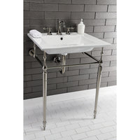 Thumbnail for Continental 25 x 22 Ceramic Vanity Sink Top w/3 Hole Integrated Basin - BNGBath