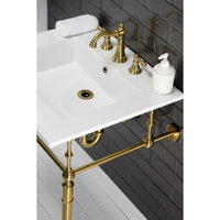 Thumbnail for Continental 25 x 22 Ceramic Vanity Sink Top w/3 Hole Integrated Basin - BNGBath