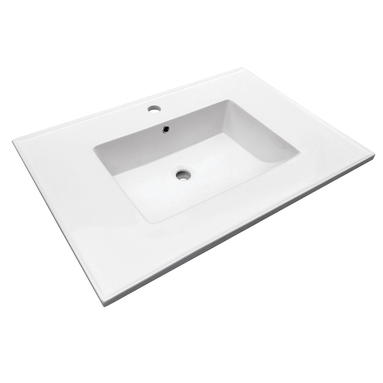 Continental 31 x 22 Ceramic Vanity Top W/1 hole & Integrated Basin - BNGBath