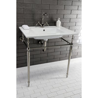 Thumbnail for Continental 31 x 22 Ceramic Vanity Top W/1 hole & Integrated Basin - BNGBath