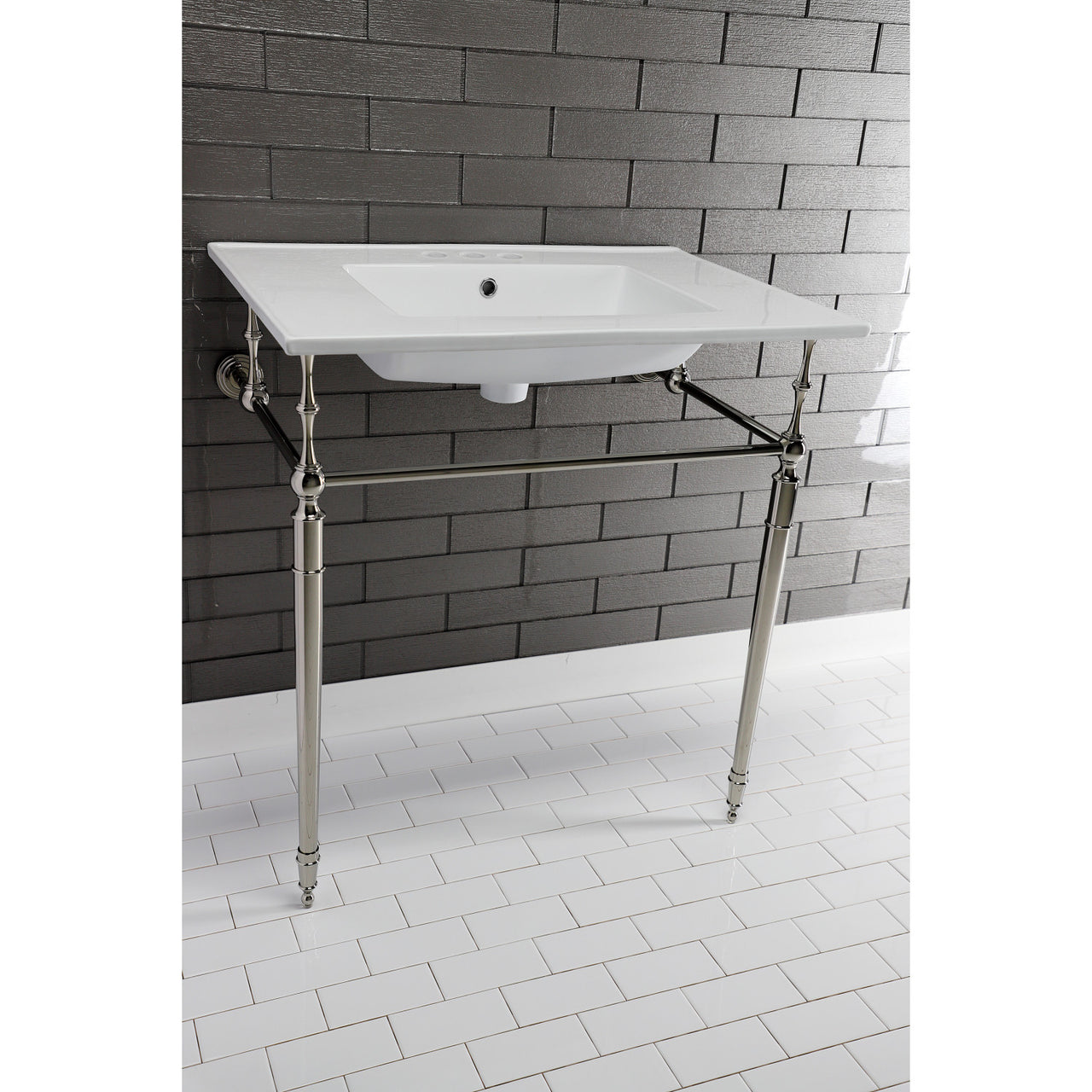 Continental 31 x 22 Ceramic Vanity Top w/ 3 hole & Integrated Basin - BNGBath