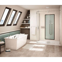 Thumbnail for 60in X 32in X 23in Rectangular Acrylic Freestanding Soaking Bathtub With End Drain, In White - BNGBath