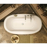 Thumbnail for MAAX 105744-000-001 Ella Sleek 66in x 36in Soaking Bathtub with Center Drain - BNGBath