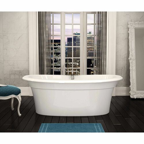 MAAX 105744-000-001 Ella Sleek 66in x 36in Soaking Bathtub with Center Drain - BNGBath