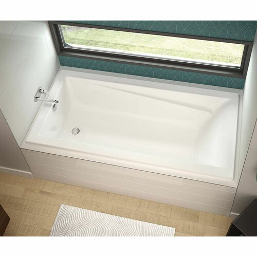 MAAX 106181-000-001 Exhibit 72in x 36in Soaking Bathtub with End Drain - BNGBath