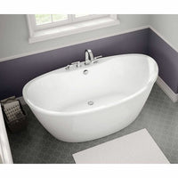 Thumbnail for MAAX 106193-000-002 Delsia 66in x 36in Soaking Bathtub with Center Drain - BNGBath