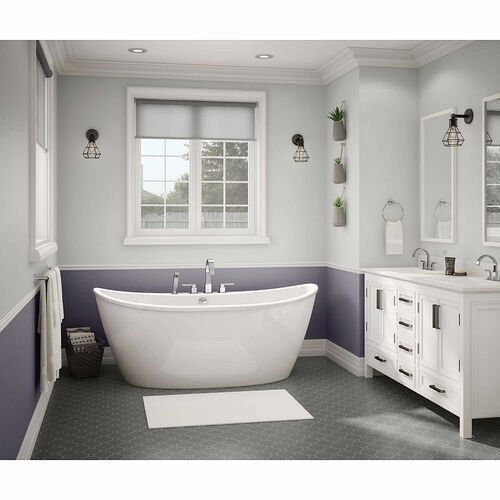 MAAX 106193-000-002 Delsia 66in x 36in Soaking Bathtub with Center Drain - BNGBath