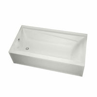 Thumbnail for MAAX 106221-L-000-001 Exhibit 66in x 32in IFS Soaking Bathtub with Left-Hand Drain - BNGBath