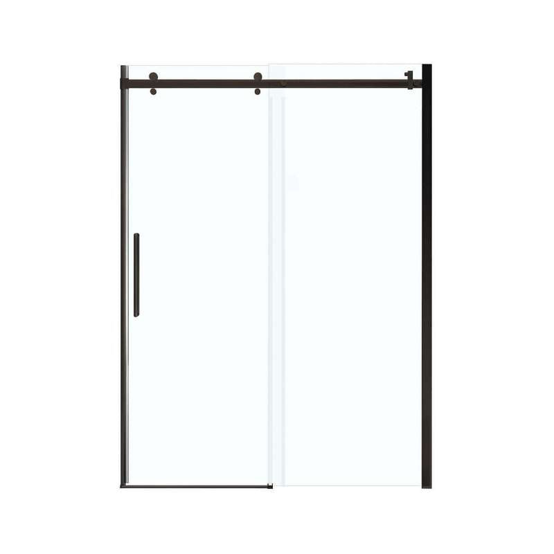 Frameless Slider Alcove Shower Door With Clear Glass Max Halo 56.5 To 59in X 78.75in - BNGBath