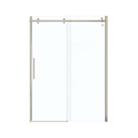 Thumbnail for Frameless Slider Alcove Shower Door With Clear Glass Max Halo 56.5 To 59in X 78.75in - BNGBath