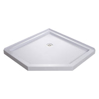 Thumbnail for DreamLine SlimLine 38 in. D x 38 in. W x 2 3/4 in. H Neo-Angle Shower Base - BNGBath