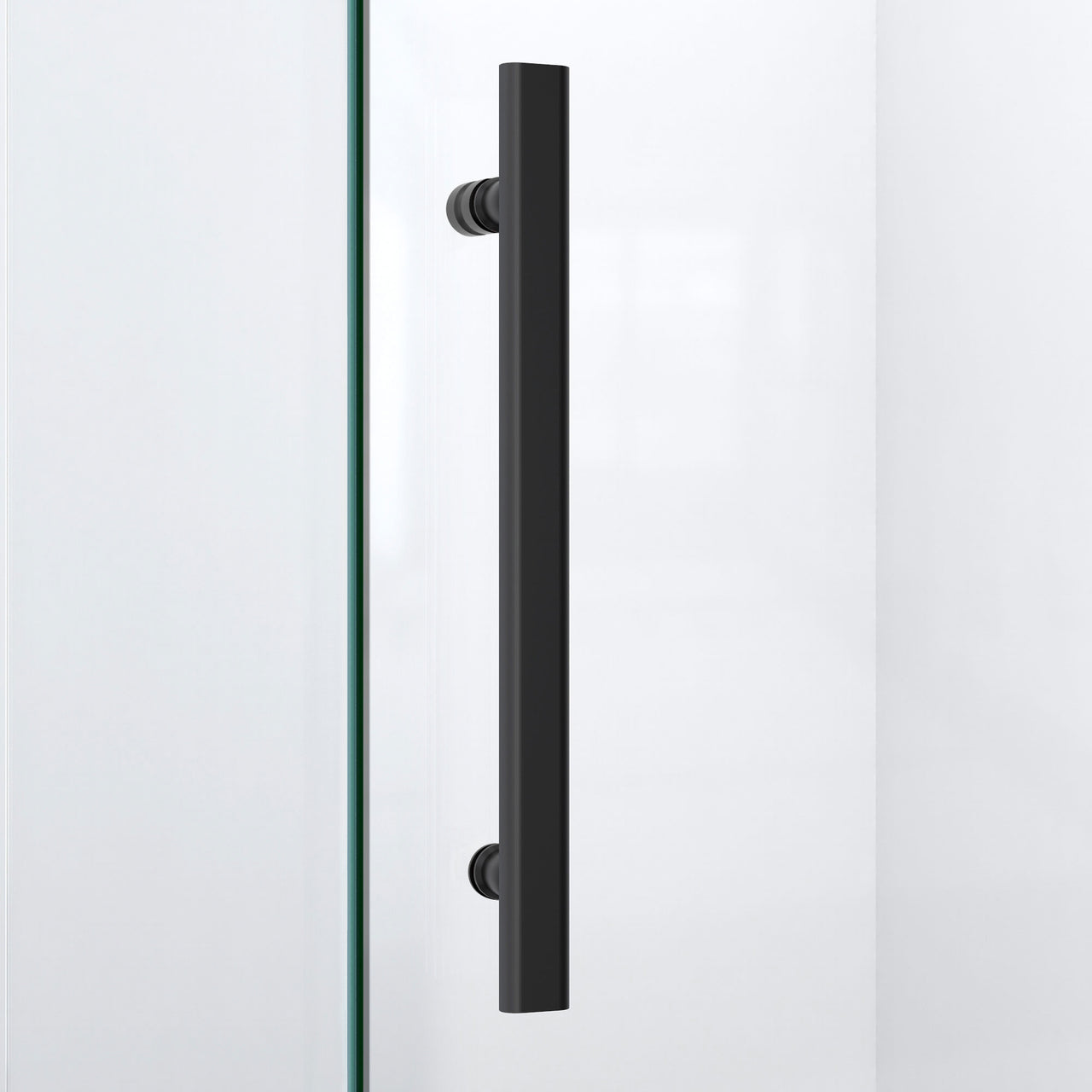 DreamLine Prism Plus 40 in. x 40 in. x 74 3/4 in. Frameless Hinged Shower Enclosure and SlimLine Shower Base Kit - BNGBath