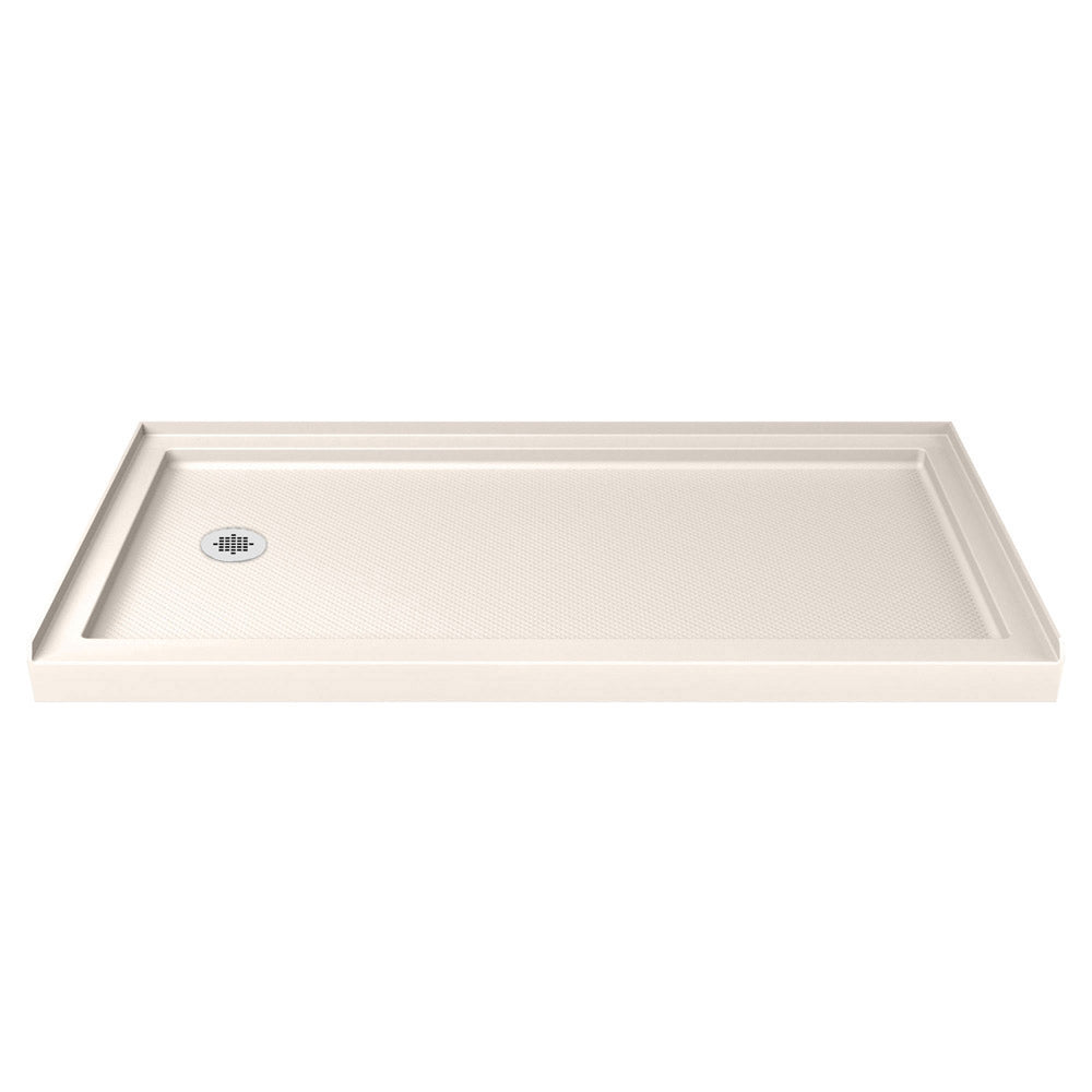 DreamLine SlimLine 34 in. D x 60 in. W x 2 3/4 in. H Single Threshold Shower Base - BNGBath