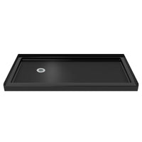 Thumbnail for DreamLine SlimLine 34 in. D x 60 in. W x 2 3/4 in. H Single Threshold Shower Base - BNGBath