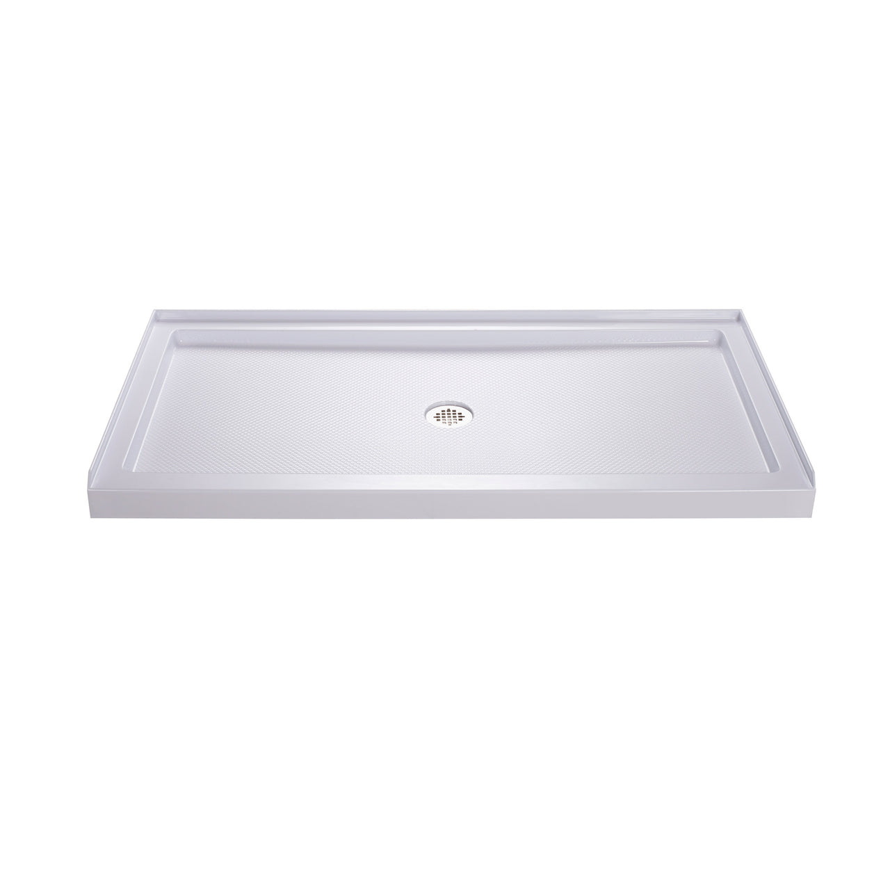 DreamLine SlimLine 32 in. D x 60 in. W x 2 3/4 in. H Single Threshold Shower Base - BNGBath