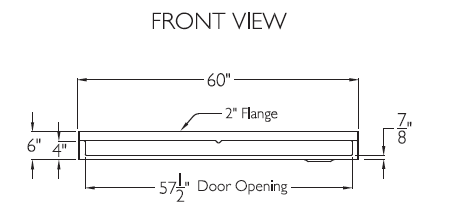 RBX Vida 32" x 60" Barrier Free Shower Pan - BNGBath