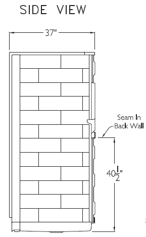 RBX Vida 36" x 60" Barrier-free 5-Piece Shower Kit - BNGBath