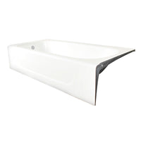 Thumbnail for Aqua Eden VCTAP603015L Cast Iron Alcove Bath Tub 60 x 30 x 15 - BNGBath