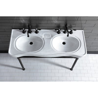 Thumbnail for Imperial 47-Inch Double Bowl Console Sink W/ Legs - BNGBath