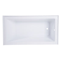 Thumbnail for Aqua Eden VTAP543022L Alcove Bath Tub 54 X 30 X 21 5/8 - BNGBath