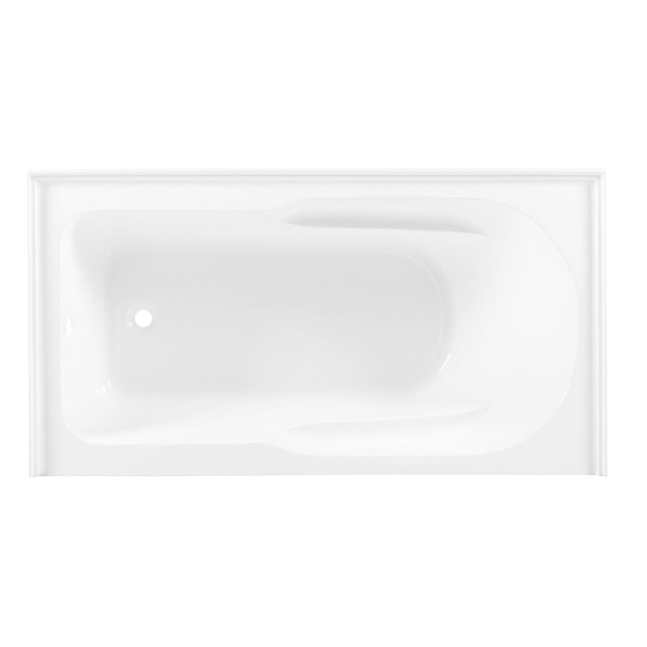 Aqua Eden VTAP603022L Alcove Bathtub 60 x 30 x 22 - BNGBath