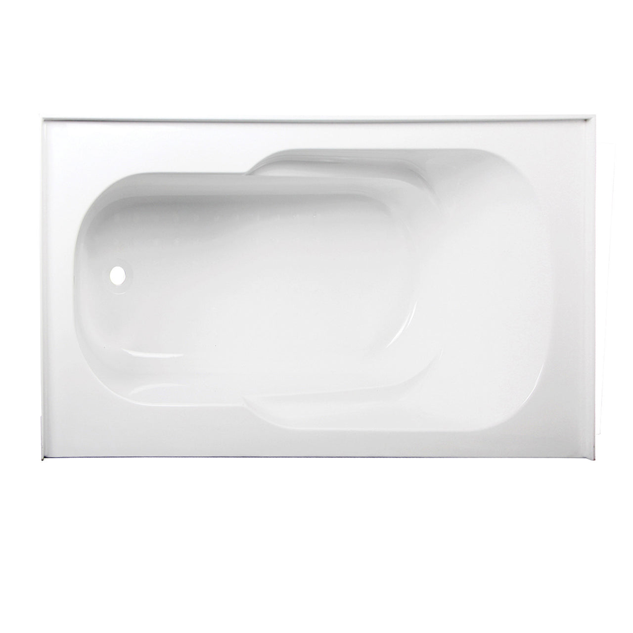 Aqua Eden VTAP603216L Alcove BathTub 59-13/16 in. L x 32 in. W x 20-1/4 in. H - BNGBath