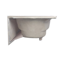 Thumbnail for Aqua Eden VTAP603216L Alcove BathTub 59-13/16 in. L x 32 in. W x 20-1/4 in. H - BNGBath