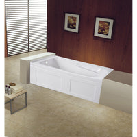 Thumbnail for Aqua Eden VTAP603220CL Alcove Bathtub 60 in. L x 32 in. W x 20-1/2 in. H - BNGBath