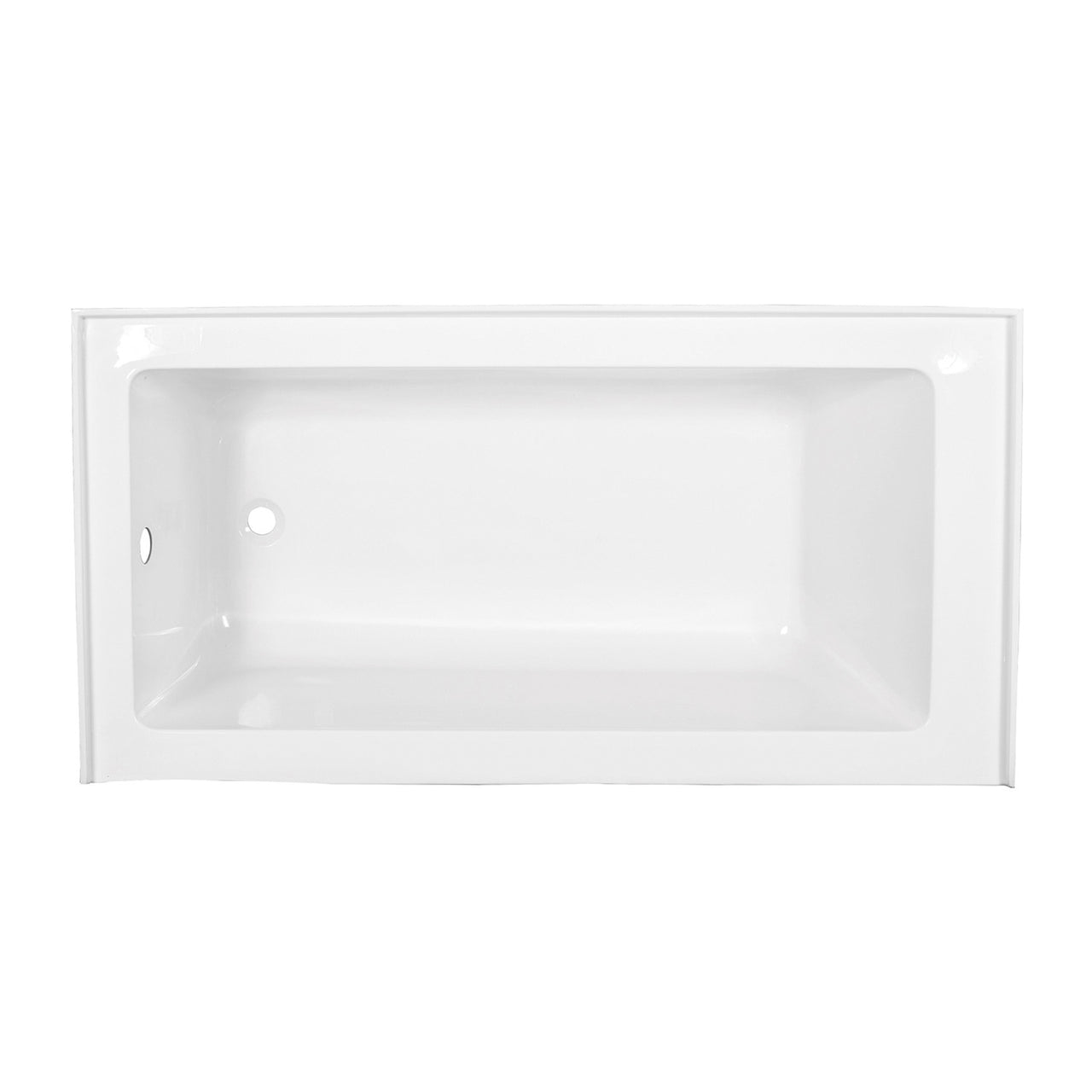 Aqua Eden VTAP603222L Alcove Bath Tub (L)60"x (W)32" x (H)21-5/8" - BNGBath