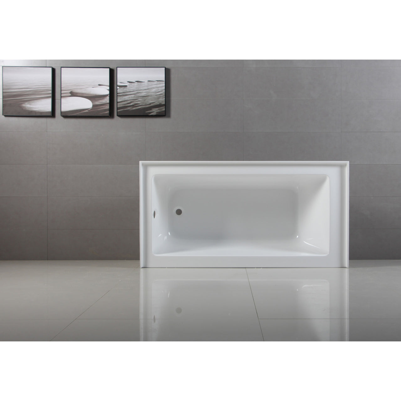 Aqua Eden VTAP603622L Alcove Bathtub (L)60"x (W)36" x (H)21-5/8" - BNGBath